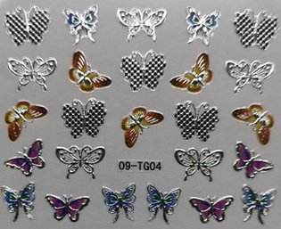 3D Sticker - Butterflies