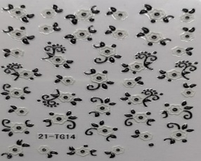 3D Nail Art Sticker - Flower - 21-TG14