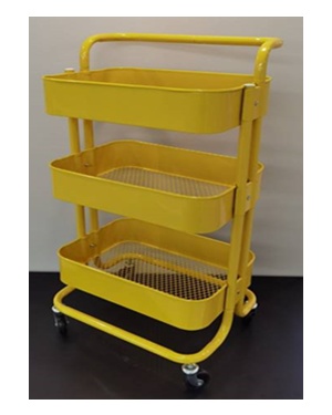 Trolley Metal - Yellow