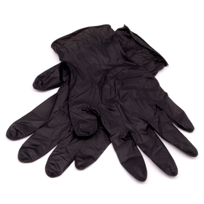 Nitrile Gloves (50 Pairs) Black - Large