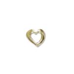 GP015 – Gold Stud – Single Heart