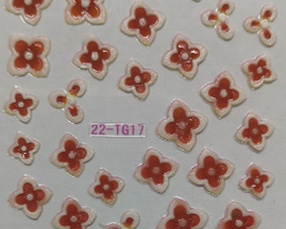 3D Nail Art Sticker - Flower - 22-TG17