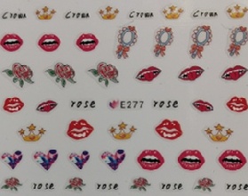 3D-Nail Art Sticker - E277