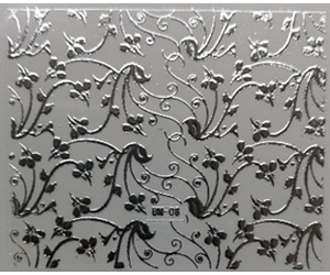 3D Sticker - Lace - BM (Silver)