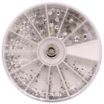 Rhinestone Wheel - Silver - Assorted Sizes