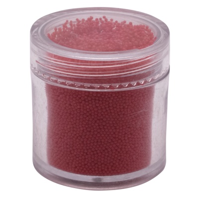 Jar Art - Beads - Red