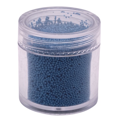 Jar Art - Beads - Blue