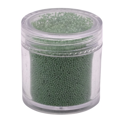 Jar Art - Beads - Green