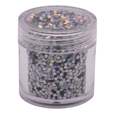 Jar Art - Spangles - Silver - Large
