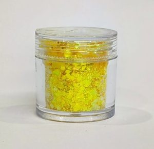 Jar Art - Hearts & Stars - Yellow