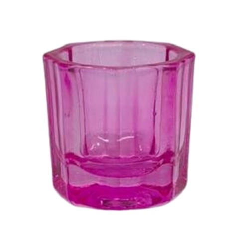 Dappen Dish Pink Glass - No Lid
