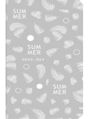 Art Sticker - HAXX064 STICKER - LEAVES WHITE