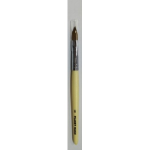 #10 Acrylic Brush - Oval - Wooden Handle