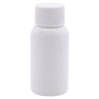 Plastic Bottle + Cap  Empty (White) - 50ML