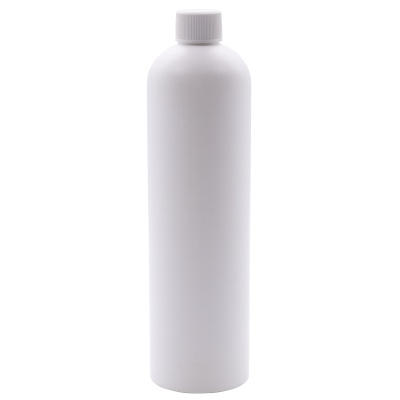 Plastic Bottle + Cap  Empty (White) - 500ML