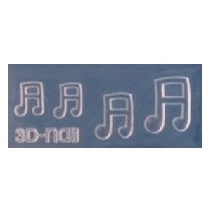3-D Mould SI083 Music Notes 1