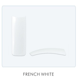 100 x French White Tips + Box