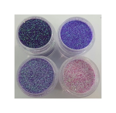 Glitter in Jar  - Rainbow (4 Jars)