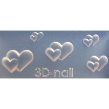 3-D Mould SI006 Double Heart